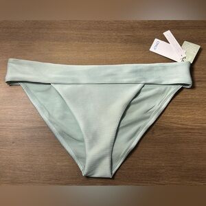 ONLY BNWT Ribbed Bikini Bottom, Seafoam Green, Size XL.